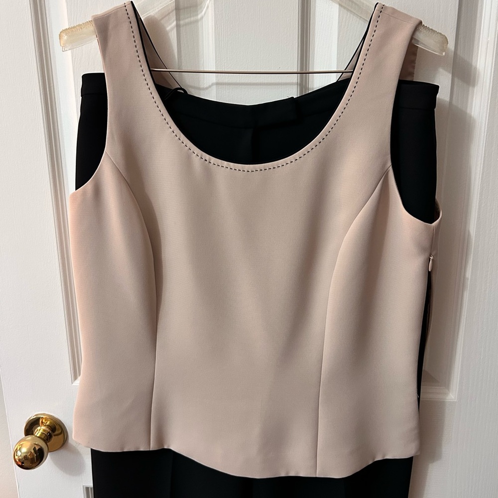 TAHARI women’s three piece suit in beige and black. - Picture 5 of 14